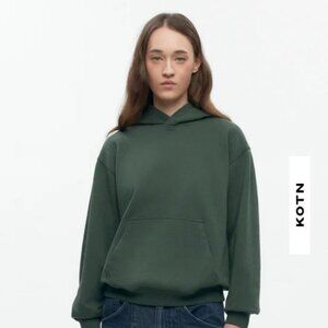 KOTN Essential Hoodie in Bottle Green - New With Tags